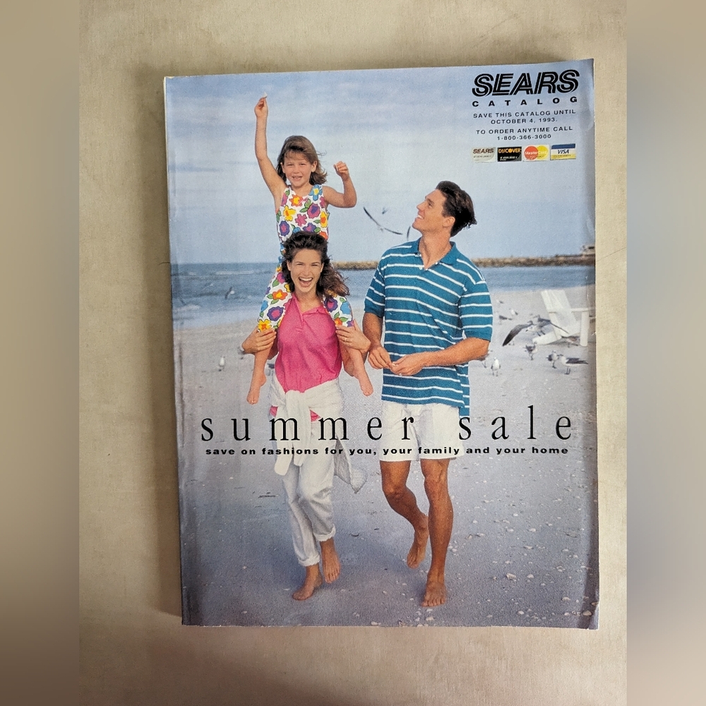 Vintage Sears Catalog Summer Sale 1993